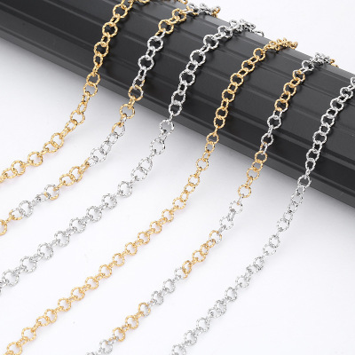 Europe and the United States foreign trade picking necklace creative bold collar chain wholesale stainless steel silver chain manufacturers spot