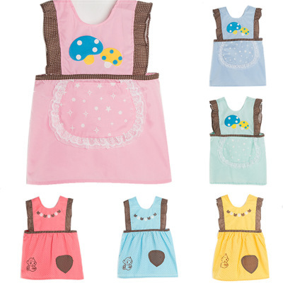 baby bib princess apron waterproof smock bib babies‘ bib bib pinny painting apron wholesale