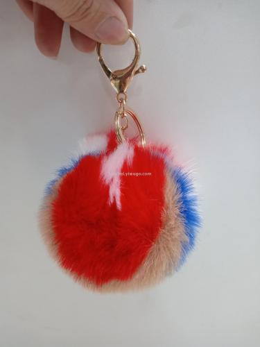 Fox Fur Ball Real and Fake Fur Ball Various Colors and Specifications Can Be Customized
