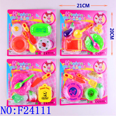 Street toy wholesale girls play every toy kitchen tableware F24111