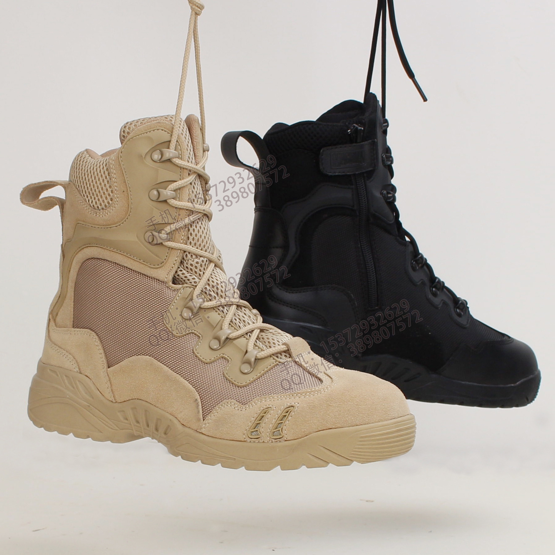 作战靴马格南cp迷彩战术靴高帮军迷登山靴沙漠军迷户外鞋jx001