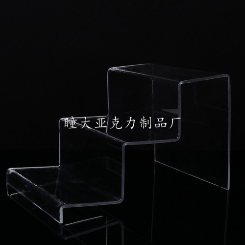 One-Piece Acrylic Display Stand Acrylic Factory Customized Organic Glass Three-Layer Display Stand customized Design