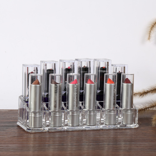 creative desktop cosmetics lipstick storage box transparent thickened combination cosmetic box storage cabinet factory wholesale
