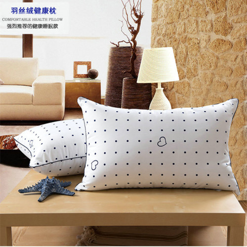 factory direct brushed love pillow high elastic breathable pillow core gift promotion wholesale wechat one-piece delivery