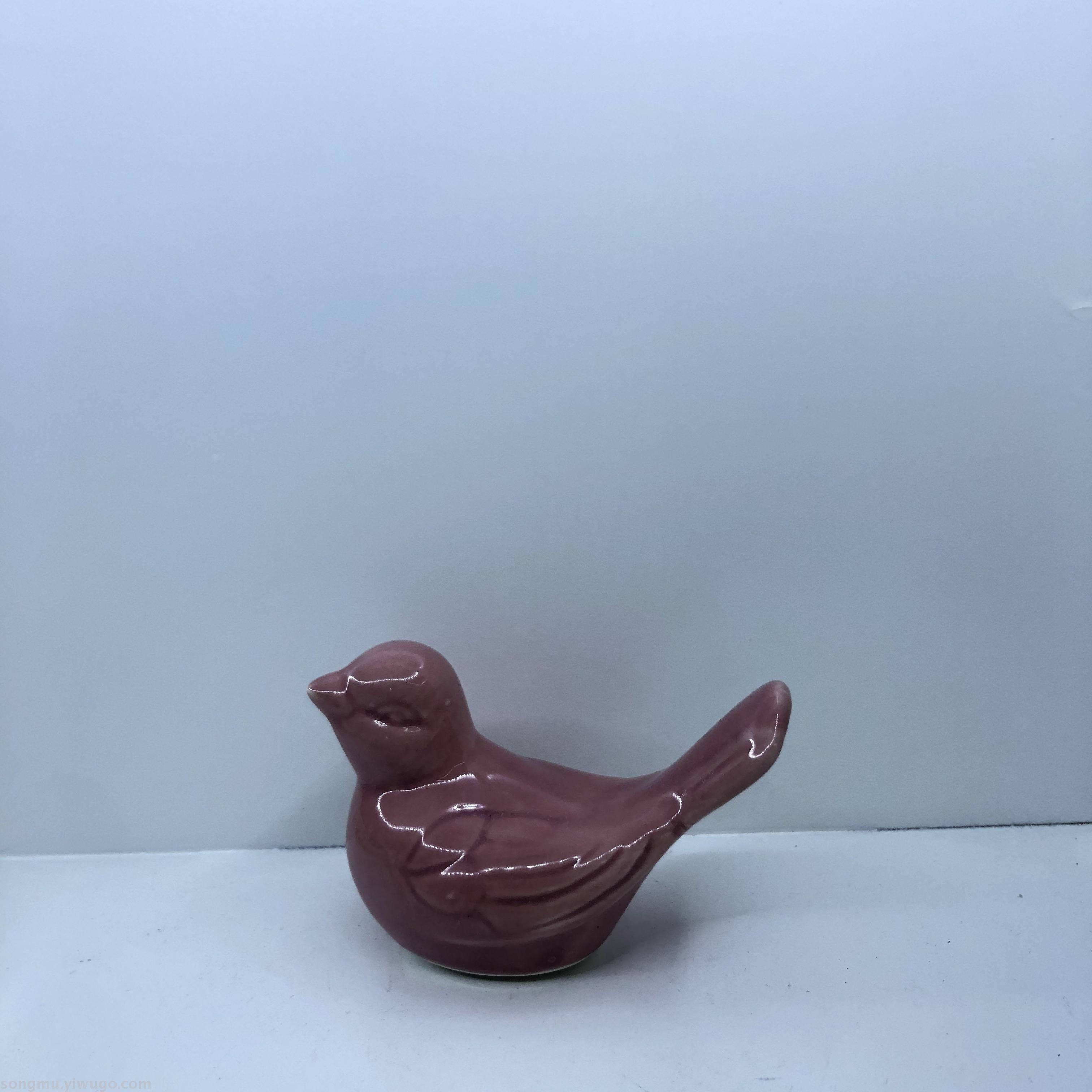 南美流行陶瓷小鸟工艺品陶瓷小鸟创意家居小鸟动物摆件厂家批发