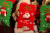 Christmas decoration Merry Christmas Flag Puppet decoration 8 sides