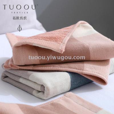 Tuo European textile manufacturers direct gauze towel one side one side terry