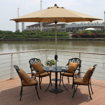 Wild man valley hotel outdoor tables and chairs european-style villa outdoor garden furniture Elizabeth cast aluminum tables and chairs rust-proof