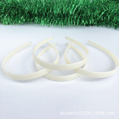 Factory Direct Sales 15mm Radian Toothless Plastic Headband Head Buckle Hair Accessories Semi-Finished ABS Material