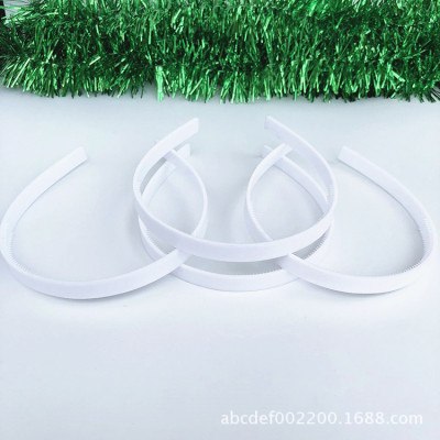 Factory Direct Sales 12mm Flat Toothed 100% Environmentally Friendly Plastic Headband Hair Band Embryo Accessories Head Buckle Semi-Finished Products