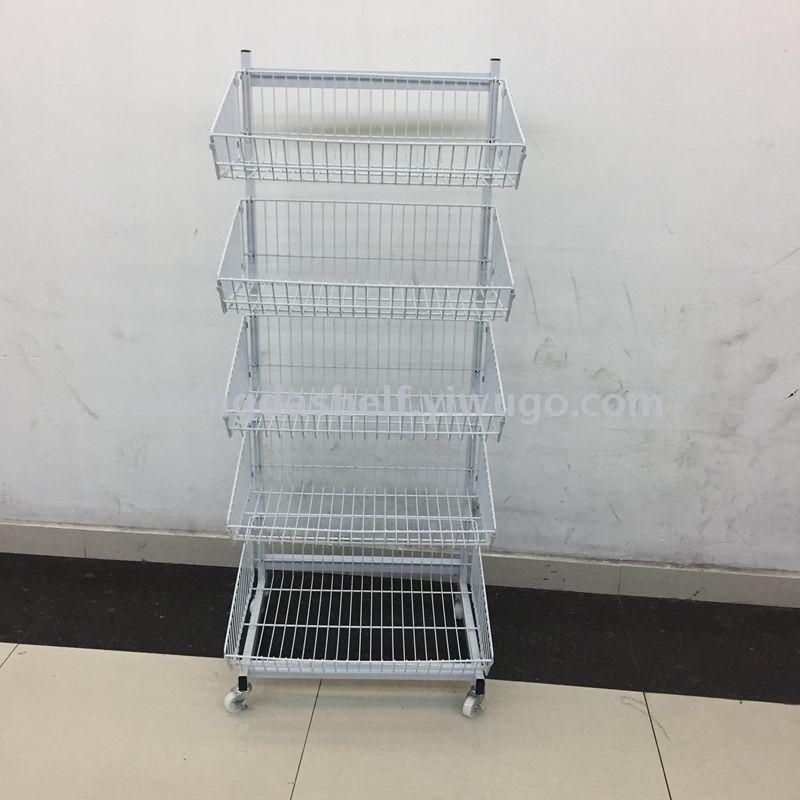 Snacks shelf single shelf five shelf bread cage retail shelf spicy dry tofu shelf shelf supermarket