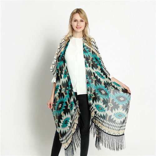 Products in Stock New Women‘s Paris Yarn Printing plus-Sized Sunscreen Beach Towel Shawl Dual-Use Shawl Scarf Wholesale