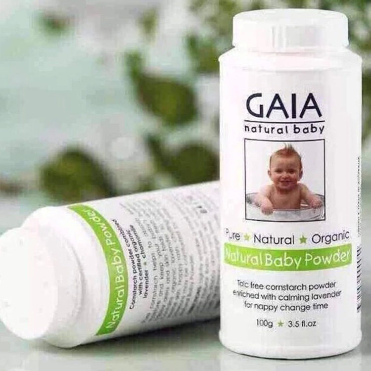 澳洲Gaia Natural Baby Powder 婴儿爽身粉痱子粉 100g