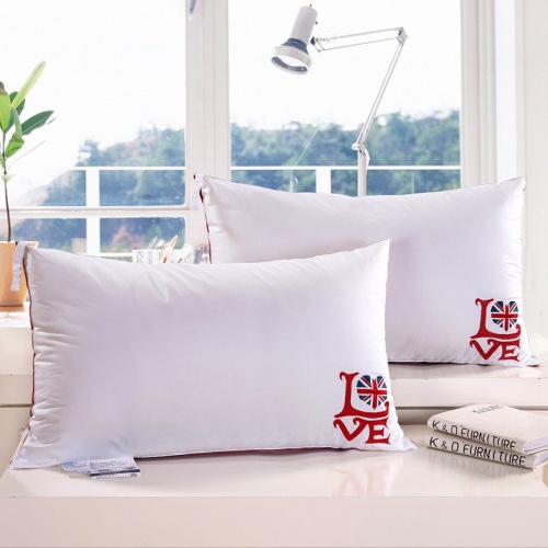 home textile factory direct wholesale cotton health pillow fashionable embroidered pillow spring and summer hot style