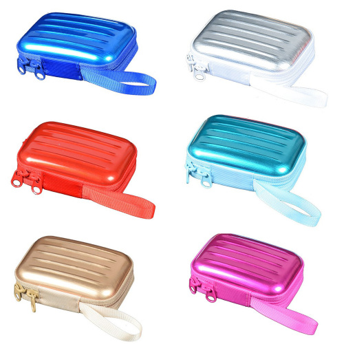 square brushed tinplate coin purse mini luggage coin purse coin bag jewelry box earphone bag