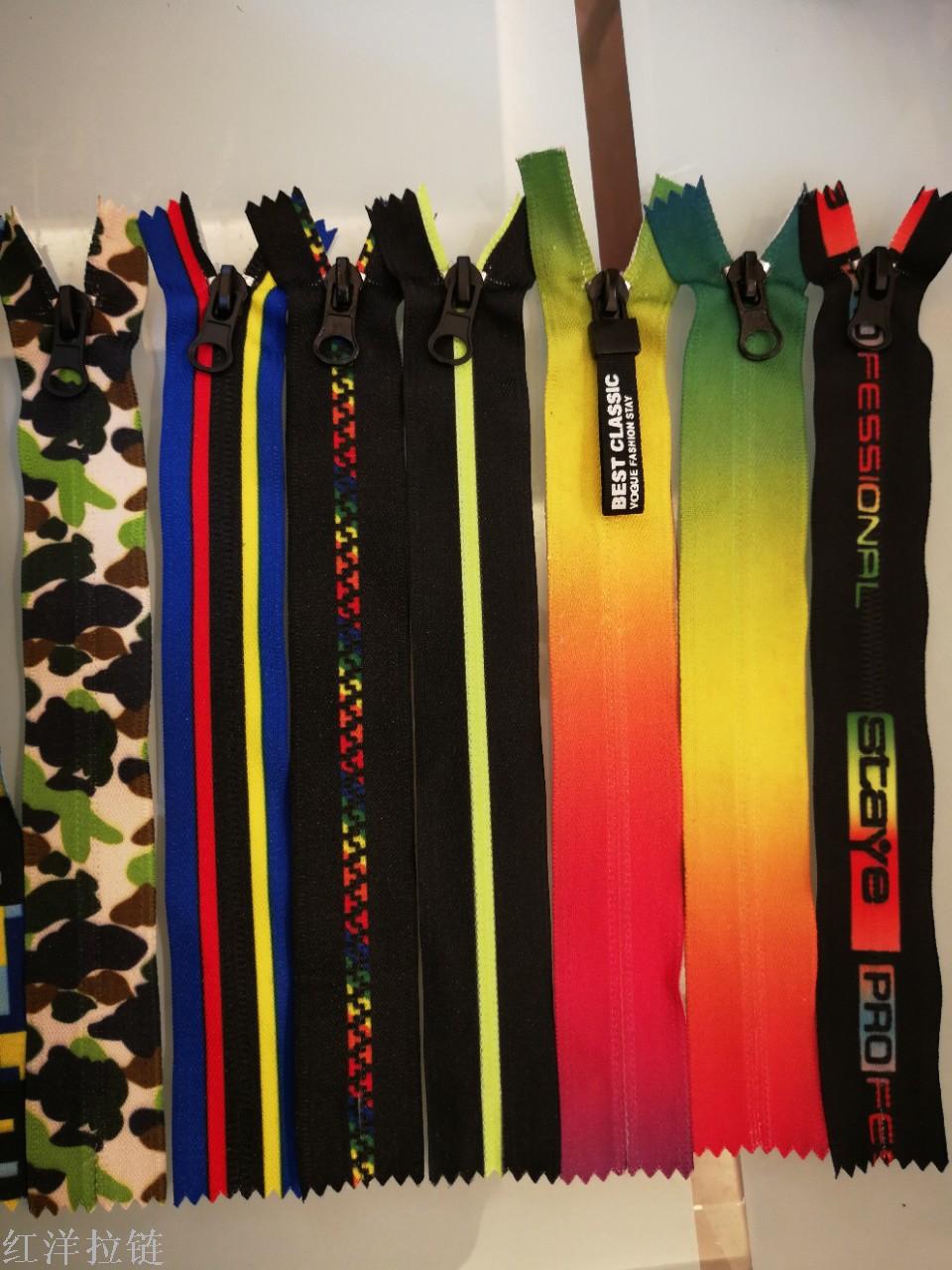 厂家直销尼龙树脂金属防水印花印字拉链 尼龙印花拉链_供应产品_东莞