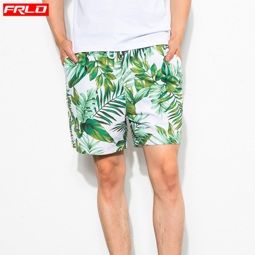 beach pants for couples on seaside vacation men‘s waterproof hot spring loose fifth pants quick-drying swimming trunks fashion women‘s big shorts