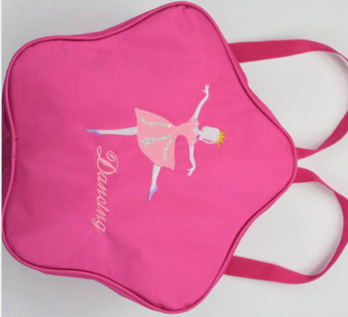 Children‘s Dance Bag Double Shoulder Latin Dance Bag Girls Portable Dance Practice Bag Custom Loog