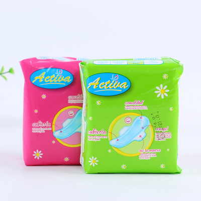 Activa Cotton Sanitary Pads with Wings for Women