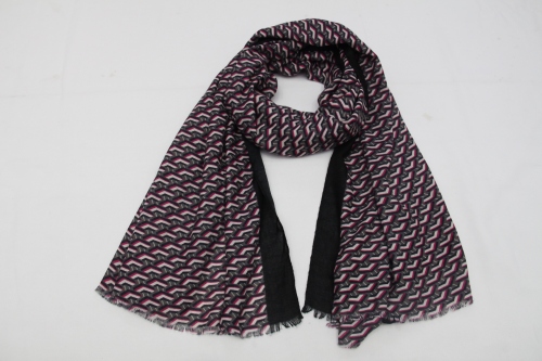 New Satin Cotton and Linen Scarf Leopard Border Printing Women‘s Autumn and Winter Scarf Shawl Customized Wholesale