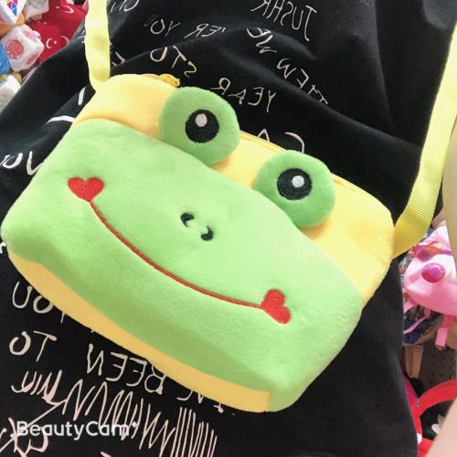 Plush Toy Satchel Children‘s Cartoon Toy Satchel Backpack Bag Shoulder Bag Cartoon Bag Children‘s Bags