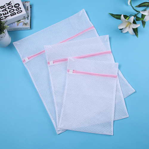 Thickened Fine Mesh Square Laundry Bag Net Pocket Polyester Environmental Protection Durable Protective Clothes Factory Wholesale