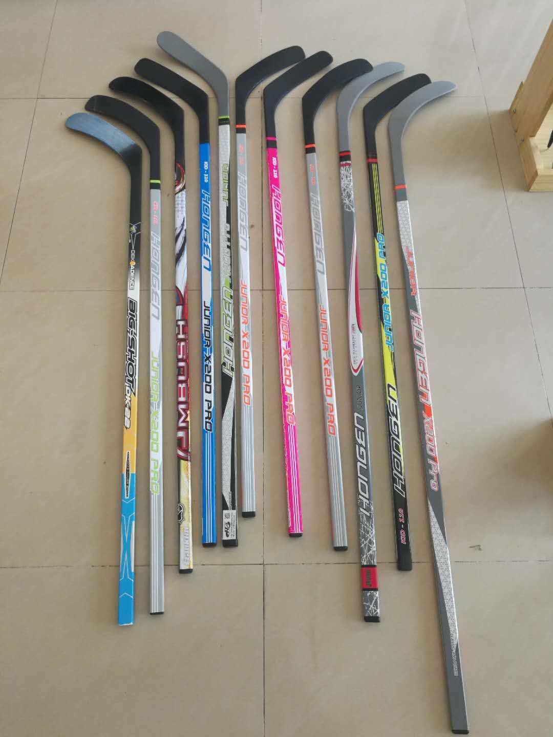 曲棍球杆纤维地板冰上成人儿童曲棍球杆 冰球杆 厂家供应