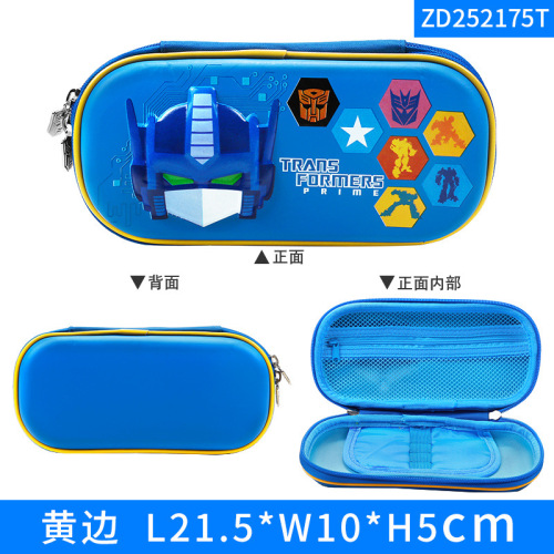 new transformers/children‘s pencil case/primary school school supplies \pencil case anti-collision stationery bag strong