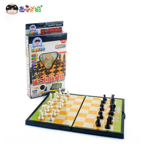 new generation watermelon taro portable puzzle game chess magnet version chess board foldable