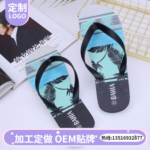 foreign trade brazil new beach flip flops men‘s flat leisure flip-flops sandals source factory customization