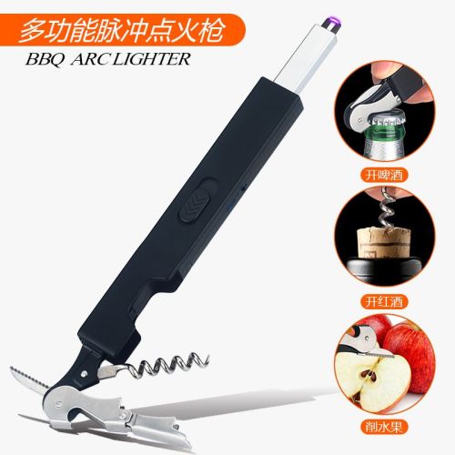 lighter usb charging arc lighter multi-functional kitchen utensils creative customized ignition gun anti-