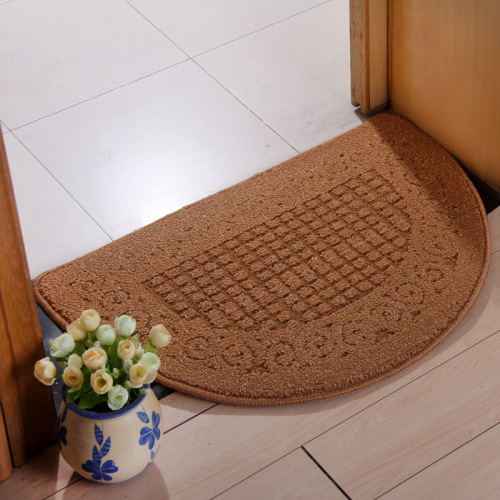 red sun household semi-round floor mat carpet mats household non-slip mats bathroom doormat floor mat non-slip