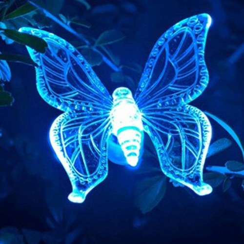Exclusive for Cross-Border Hot Solar Butterfly Lamp， Solar Lawn Lamp， Courtyard Decorative Lights