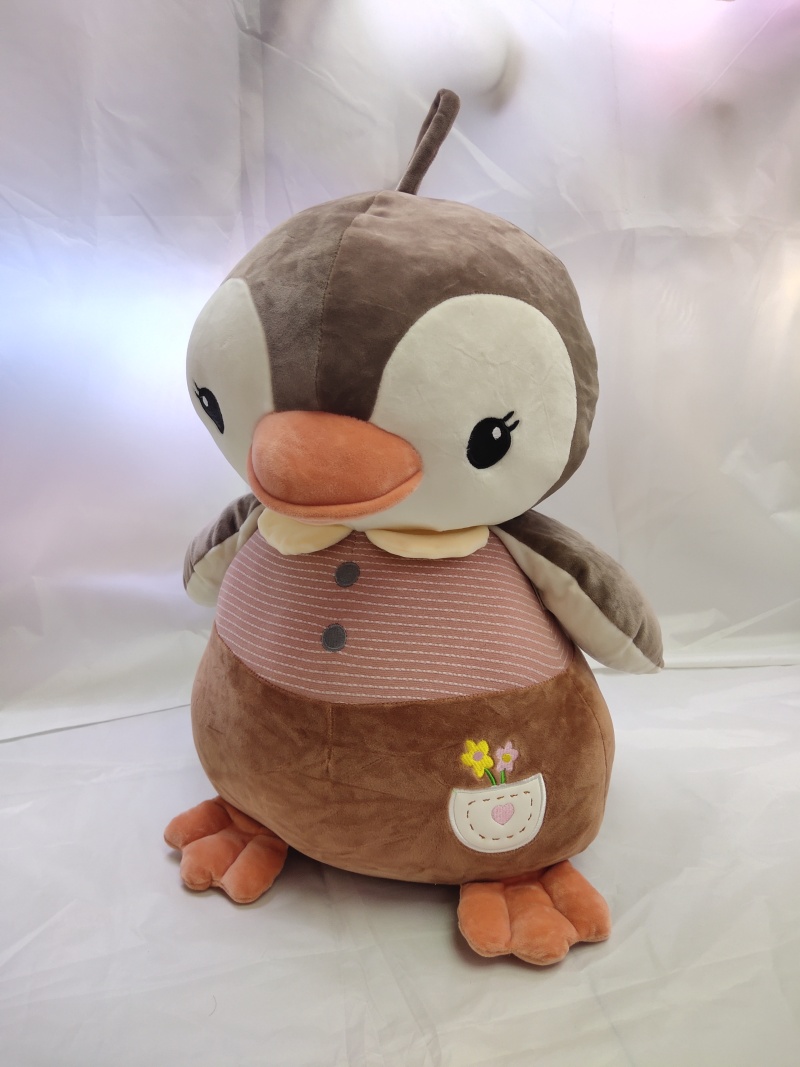 新款企鹅公仔毛绒玩具软体羽绒棉玩偶抱枕儿童生日礼物娃娃机