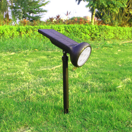 Amazon New Solar Spotlights Colorful Fixed Color Outdoor Waterproof Home Courtyard Garden Floor Lawn Lamp