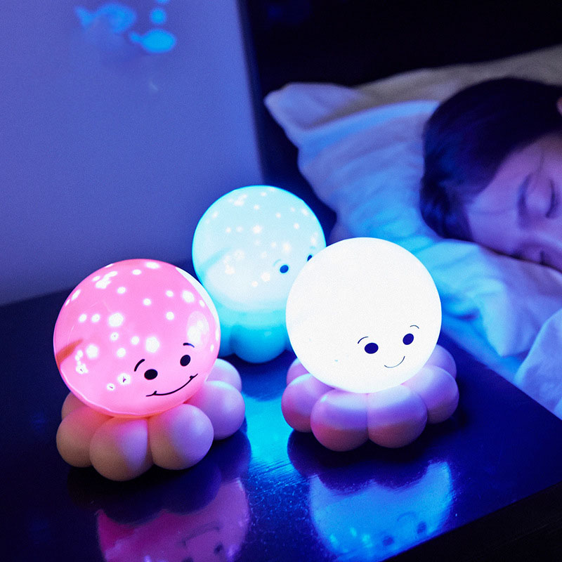 CloudB八爪鱼星空投影灯宝宝睡眠安抚玩偶安睡夜灯婴幼儿哄睡玩具