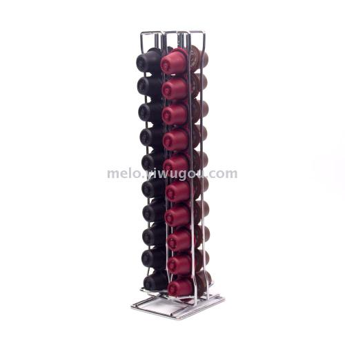 capsule coffee stand， nestle nespresso special capsule storage rack， can hold 40 packs， ml-1361