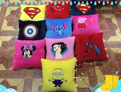 Cartoon embroidered pillow Philippines hot style new KT cat Disney teddy mickey pillow plush toy