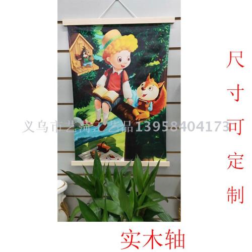 export animation advertising design painting canvas oil painting custom decorative painting wholesale of various sizes