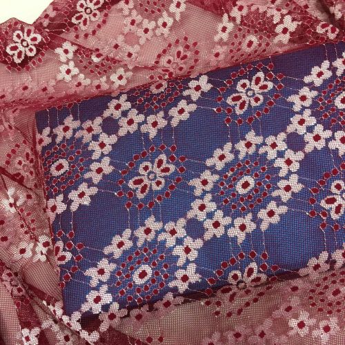 Brocade Ammonia Flower Pattern Lace Ethnic Style Fashion Women‘s Lace Fabric Korean Women‘s Accessories 