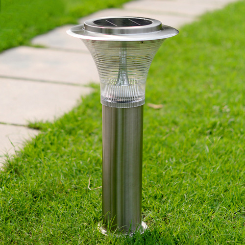 solar lawn lamp outdoor bright led european garden lamp waterproof stainless steel grass street lamp manufacturers wholesale