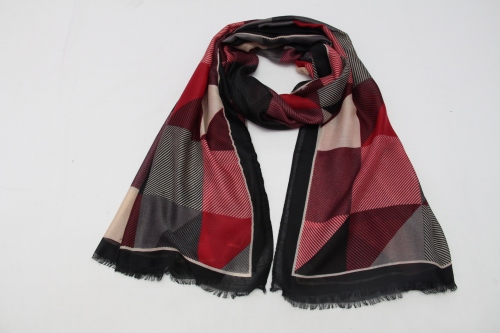 new winter warm thick 30% cashmere scarf women‘s plaid striped fashion all-match shawl