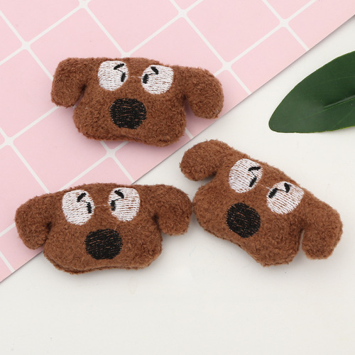 Doll Hairstyle Pug Cartoon Plush Animal Head Toy Head Baby Shoes and Hats Socks Stationery Accessories Clothing Accessories
