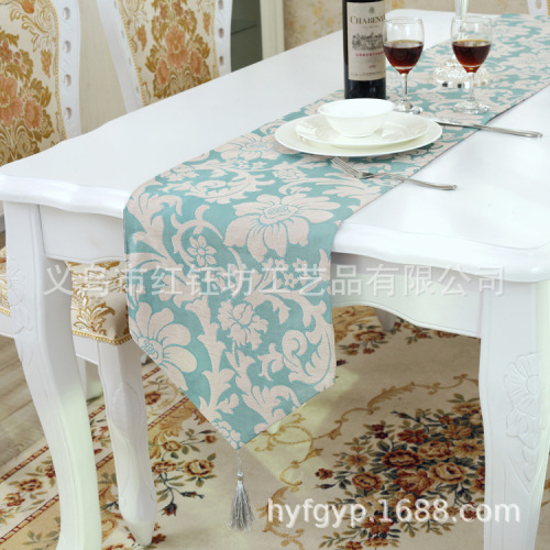 Modern New Noble Luxury Table Runner Coffee Table Fabric Table Cloth Western Style Piano Fashion Atmosphere High-End Table Mat 