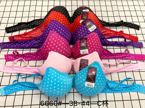 monochromatic printing dots export foreign trade wholesale low price africa south america south africa women‘s underwear bra
