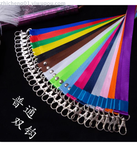 factory direct deliver work permit lanyard id card lanyard thermal transfer lanyard mobile phone id lanyard with polyester