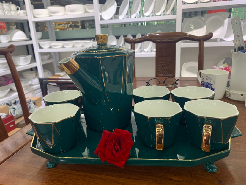 陶瓷咖啡具水具陶瓷酒店用品陶瓷用品_耀辉达陶瓷_义乌购