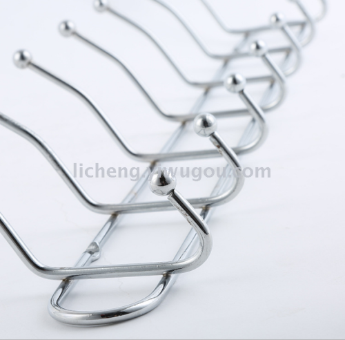 stainless steel row hook bathroom hanger hook