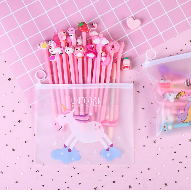 Neutral pen cartoon pen student pen sign pen office pen 10 sets set