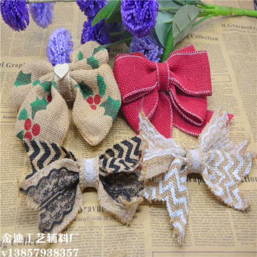Factory Direct Sales Exclusive for Cross-Border Big Bowknot Clothing Accessories Home Textile Decorative Straw Hat Decorative Jewelry Wholesale